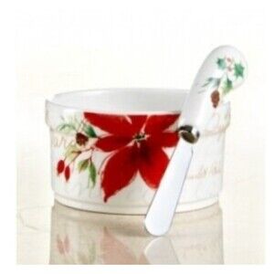New no box Lenox Winter Meadow Dip Bowl and Spreader Set